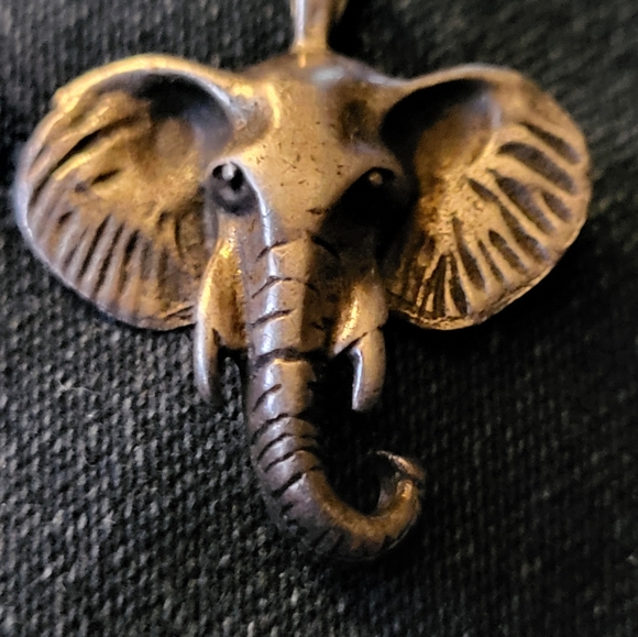 Elegant 925 Sterling SilverElephant  JewelryCharm Pendant - Picture 3 of 9